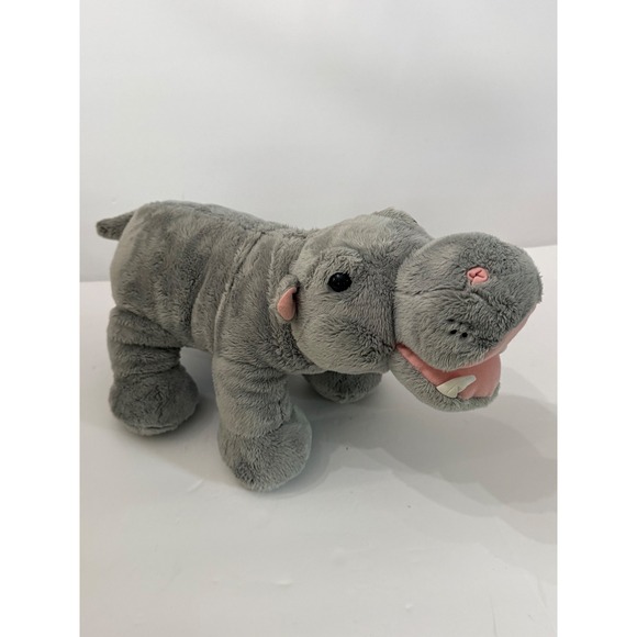 Build-A-Bear Workshop Other - Build-A-Bear Workshop Hippo Grey Plush Stuffed Animal 2021 Edition 026918 14in